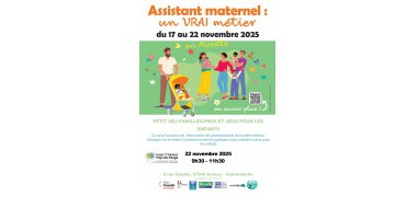 Semaine de la promotion du métier d’assistant maternel