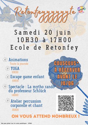 Fête de l’école « Retonfeyyyyte »