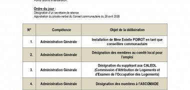 CONSEIL COMMUNAUTAIRE -  08 Juillet 2026